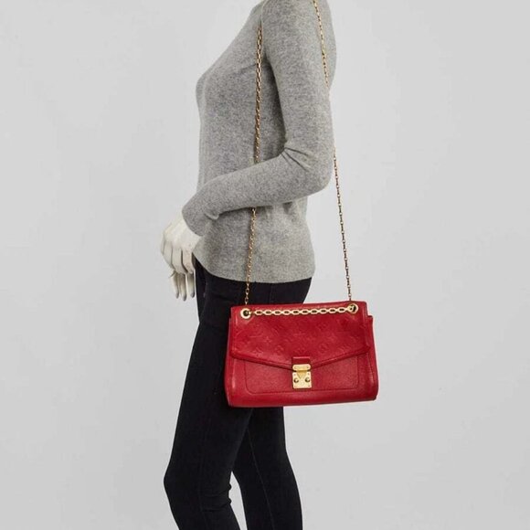Louis Vuitton Cerise Monogram Empreinte Leather St Germain PM Bag - Picture 8 of 11